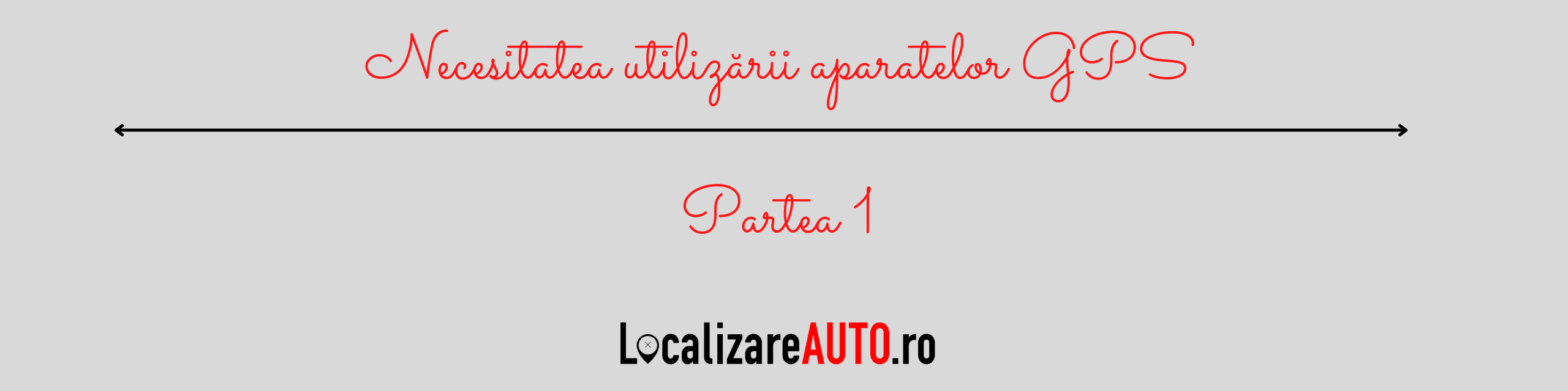 Necesitatea utilizării unui aparat GPS. Partea 1